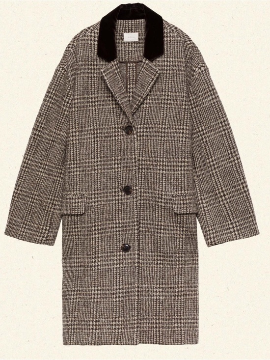 Doen Jackets & Blazers - Doen‎ Dover Coat in Lascelle Houndstooth Long Wool Size XS *